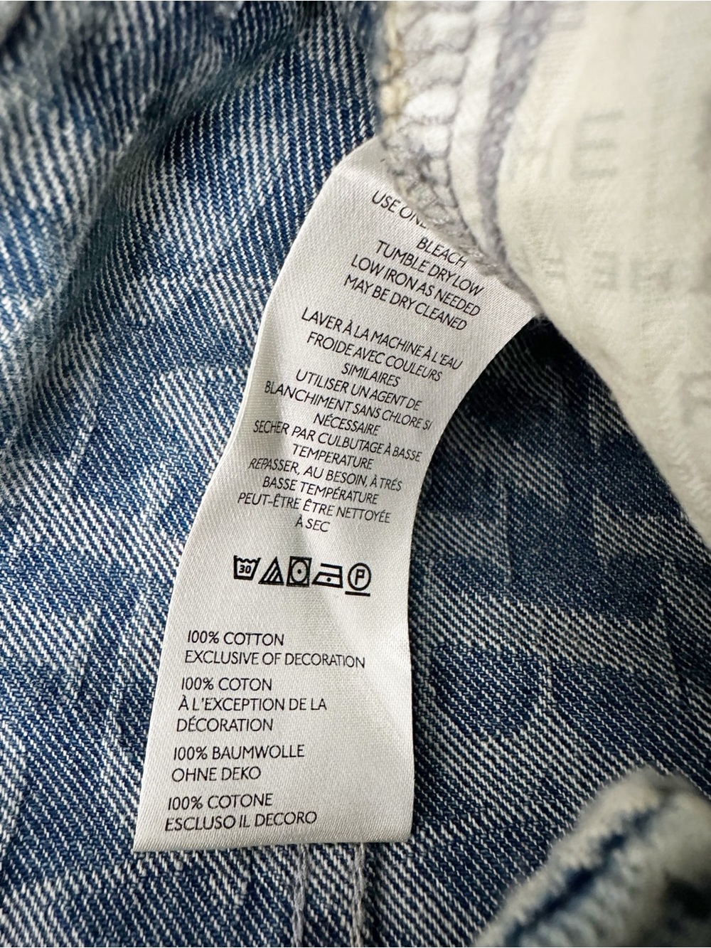 NEW Free People We The Free Deep Trance Jacquard Letter Boyfriend Denim Jeans 27 - Picture 14 of 15